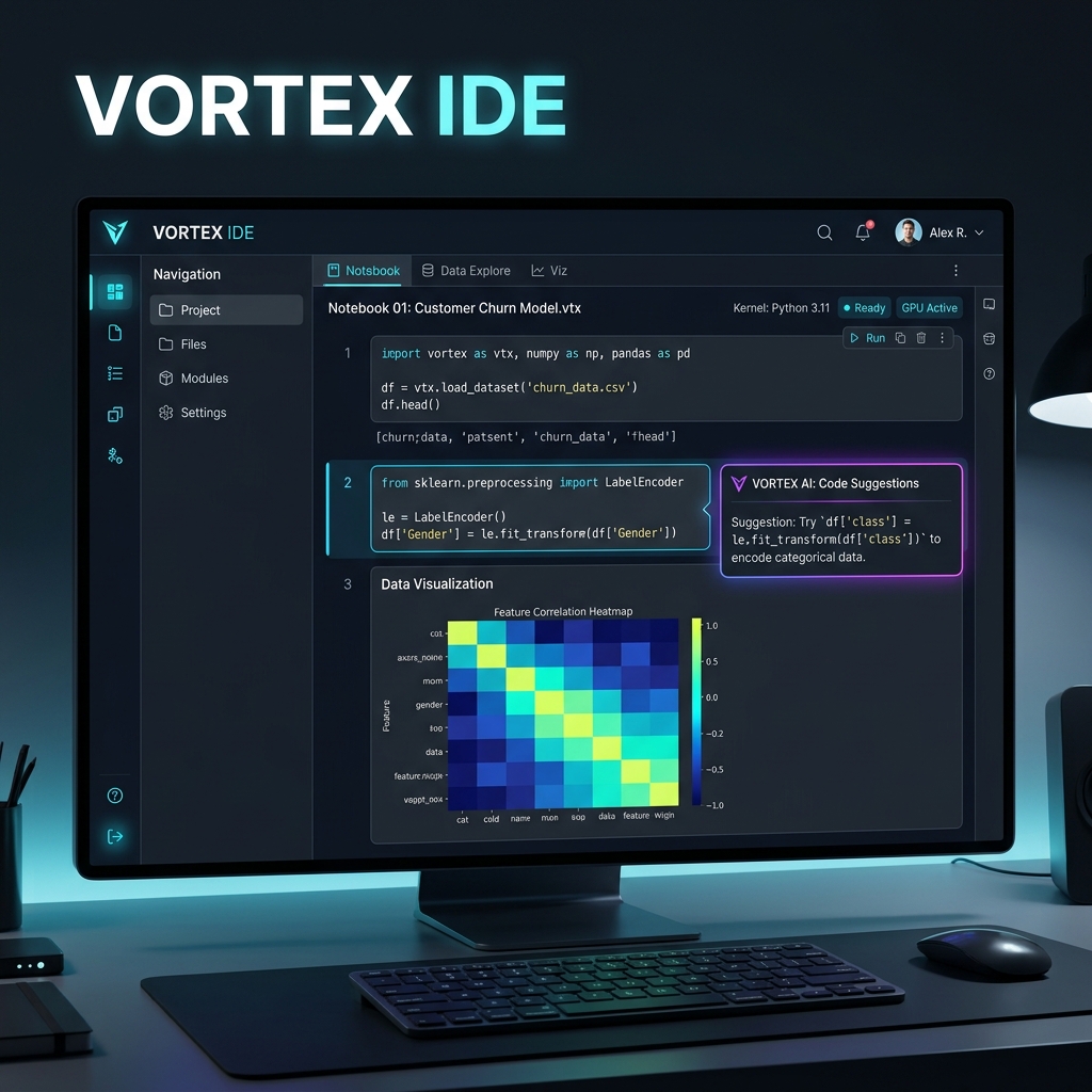 Axon AI Data Science Notebook Interface